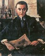 Lovis Corinth Portrait Wolfgang Gurlitt painting